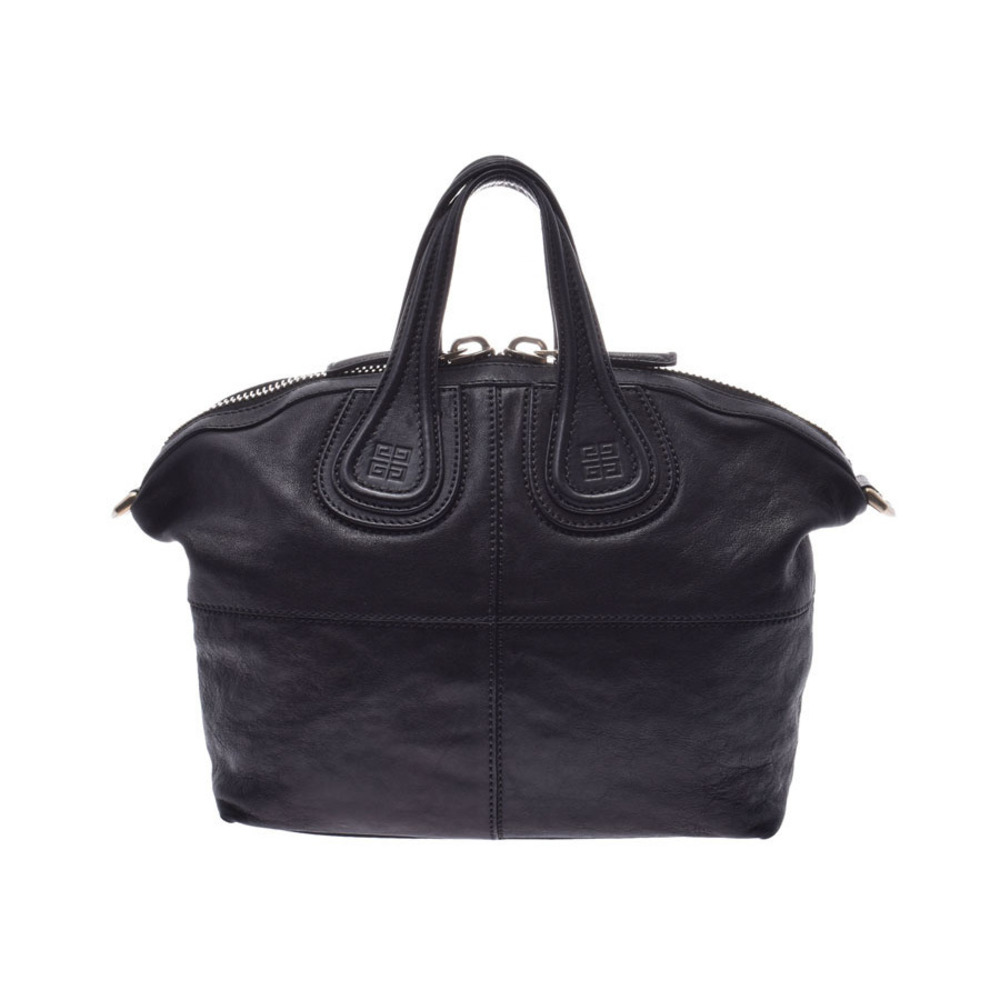 Givenchy Nightingale black leather handbag strap